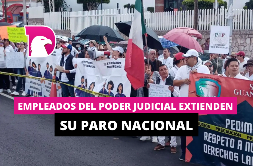  Empleados del Poder Judicial extienden su Paro Nacional