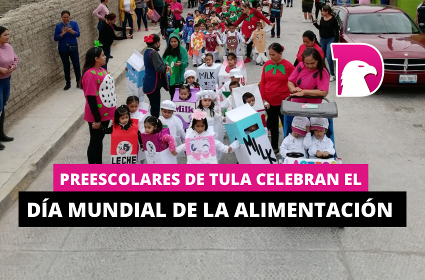  Preescolares de Tula celebran el Día Mundial de la Alimentación