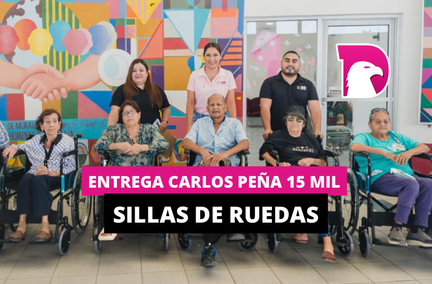  Entrega Carlos Peña 15 mil sillas de ruedas