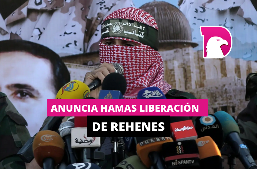  Anuncia Hamas liberación de rehenes