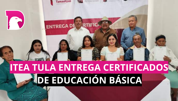  ITEA Tula entrega certificados de educación básica