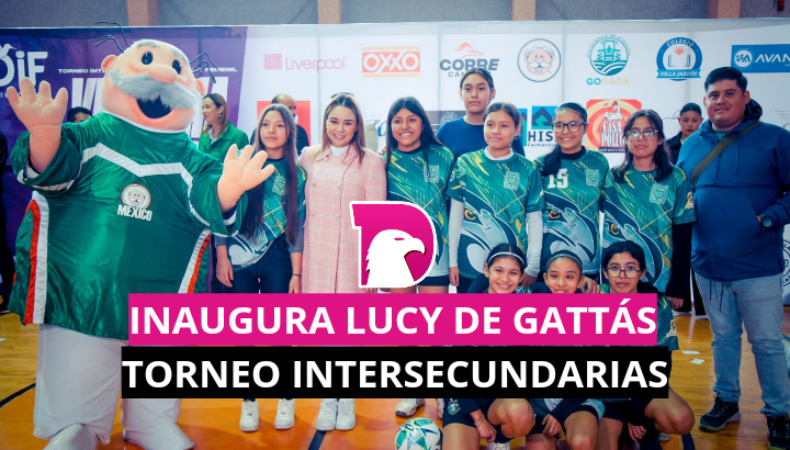  Inaugura Lucy de Gattás torneo Intersecundrias