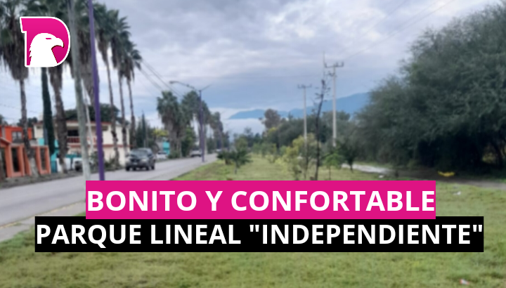  Bonito y confortable parque lineal “Independiente”