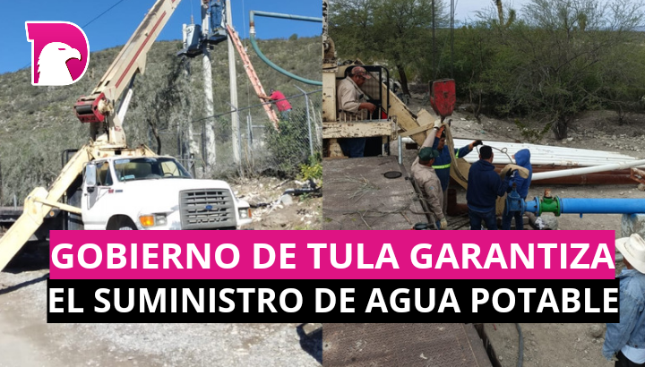  Gobierno de Tula garantiza el suministro de agua potable en la zona rural