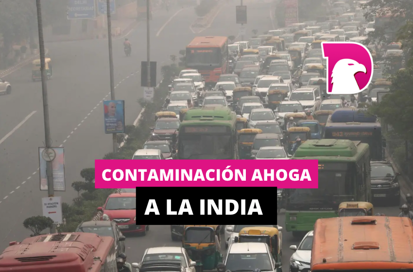  Contaminación ahoga a la India