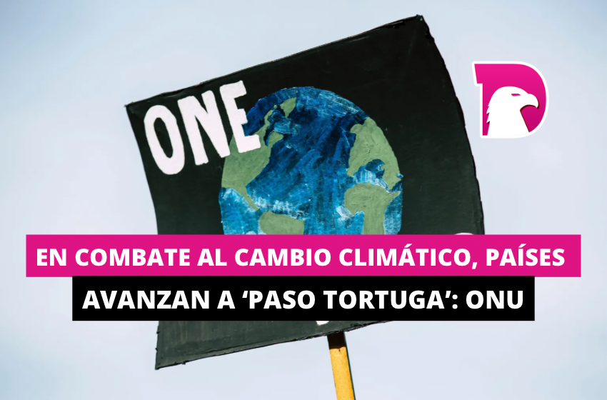  En combate al cambio climático, países avanzan a ‘paso tortuga’: ONU