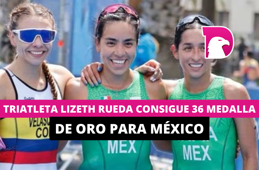  Triatleta Lizeth Rueda consigue 36 medalla de oro para México