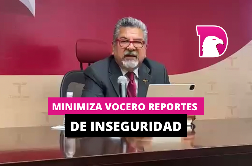  Minimiza vocero reportes de inseguridad