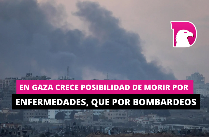  En Gaza crece probabilidad de morir por enfermedades, que por bombardeos