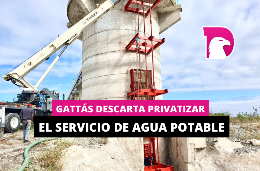  Gattás descarta privatizar el servicio de agua potable