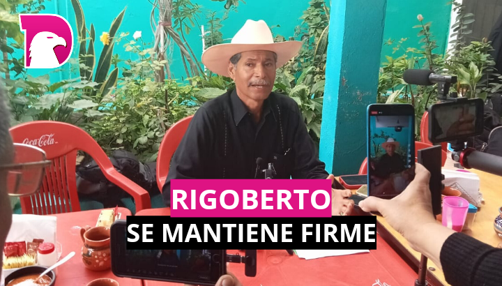  Rigoberto se mantiene firme