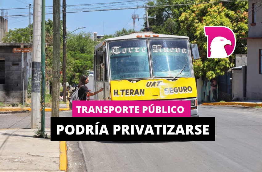  Transporte público podría privatizarse