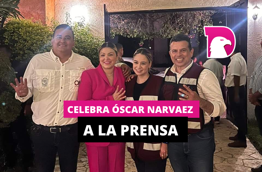  Celebra Óscar Narvaez a la prensa