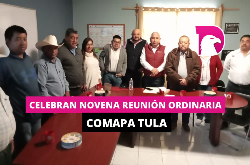  Celebran 9° reunión ordinaria COMAPA Tula