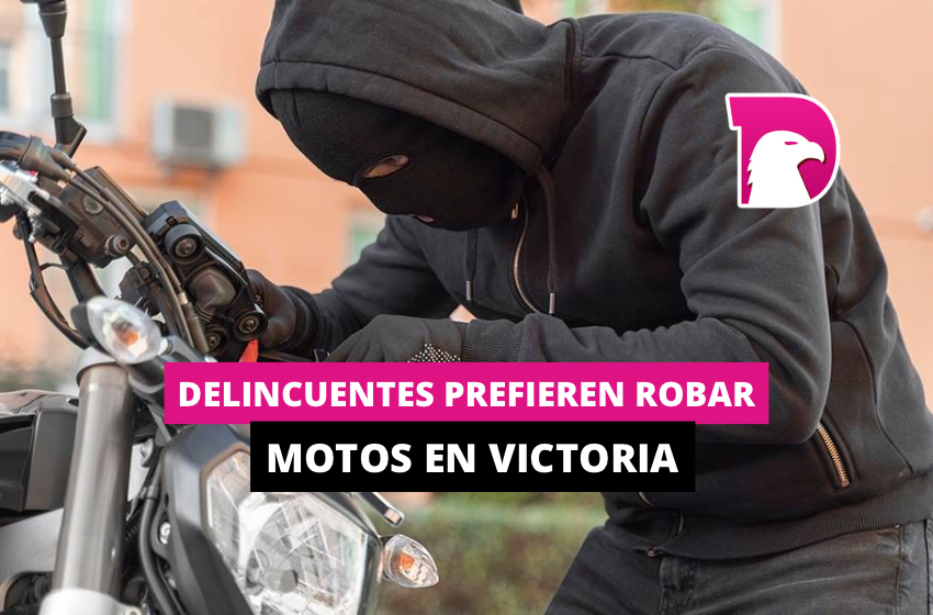  Delincuentes prefieren robar motos en Victoria