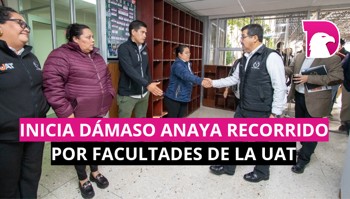  Inicia Dámaso Anaya recorrido por facultades de la UAT