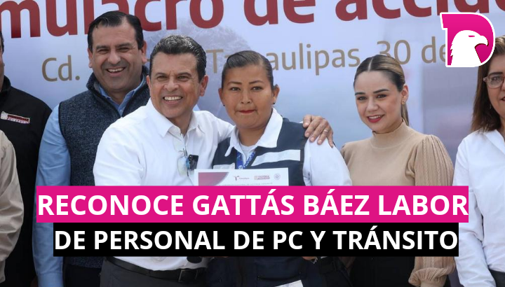  Reconoce Gattás Báez labor de personal de PC y Tránsito.