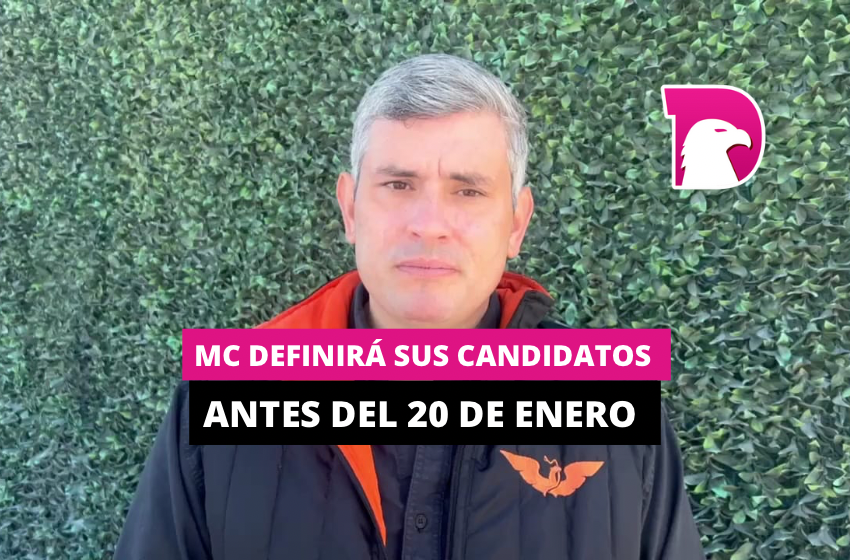  MC definirá sus candidatos antes del 20 de enero