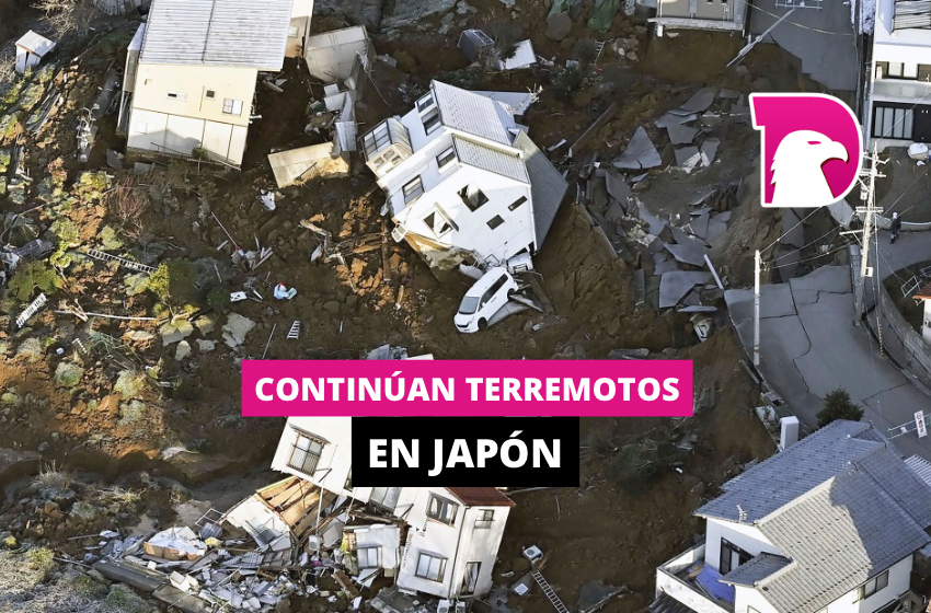  Continúan terremotos en Japón