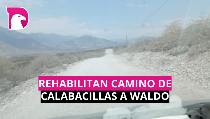  Rehabilitan camino de Calabacillas a Waldo