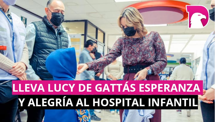  Lleva Lucy de Gattás esperanza y alegría al Hospital Infantil.