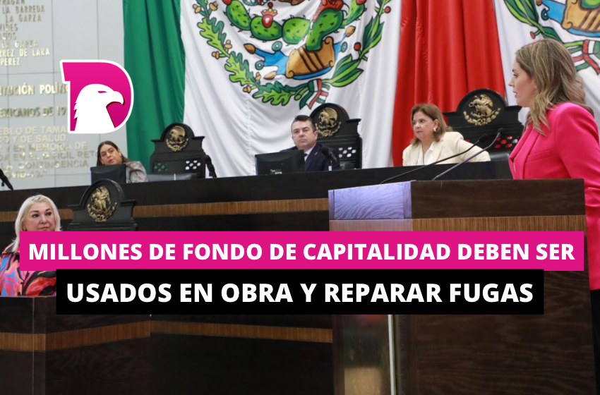  Millones de Fondo de Capitalidad deben ser usados en obra y reparar fugas