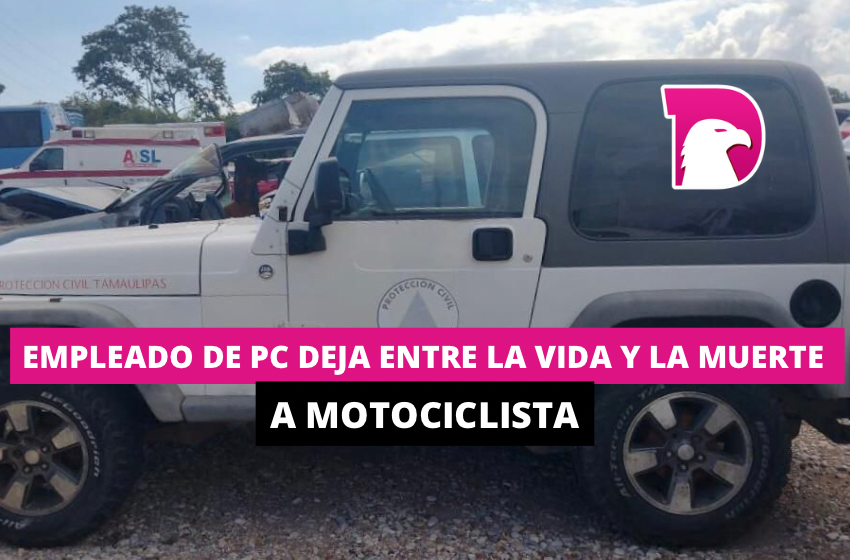  Empleado de PC deja entre la vida y la muerte a motociclista