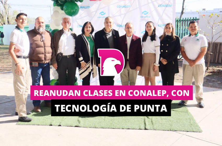  Reanudan clases en Conalep, con tecnología de punta