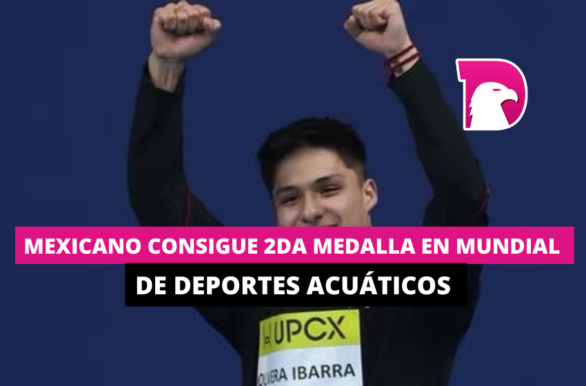  Mexicano consigue 2da medalla en Mundial de Deportes Acuáticos