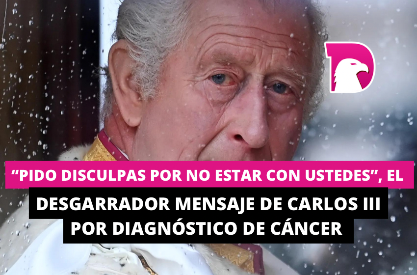  “Pido disculpas por no estar con ustedes”, el desgarrador mensaje de Carlos III    por diagnóstico de cáncer