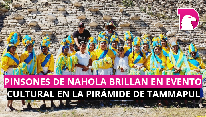  Pinsones de Nahola brillan en evento cultural en la pirámide de Tammapul