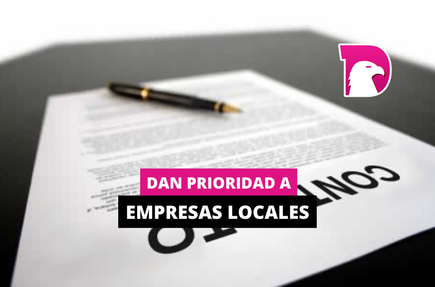  Dan prioridad a empresas locales