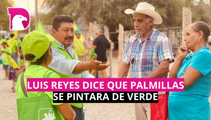  Luis Reyes dice que Palmillas se pintará de verde