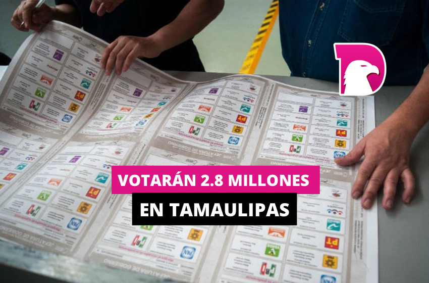  Votarán 2.8 millones en Tamaulipas