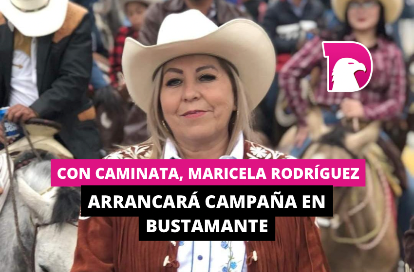  Con caminata, Maricela Rodríguez arrancará campaña en Bustamante