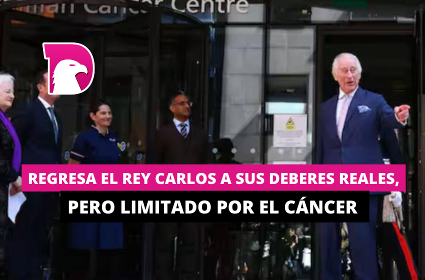  Regresa el Rey Carlos a sus deberes reales, pero limitado por el cáncer