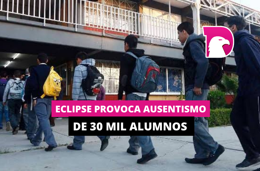  Eclipse provoca ausentismo de 30 mil alumnos