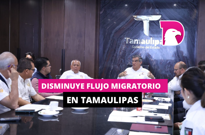  Disminuye flujo migratorio en Tamaulipas