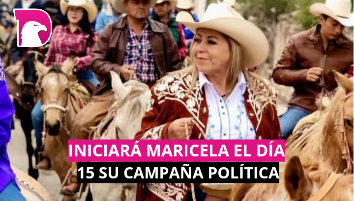  Iniciará Maricela el día 15 su campaña política