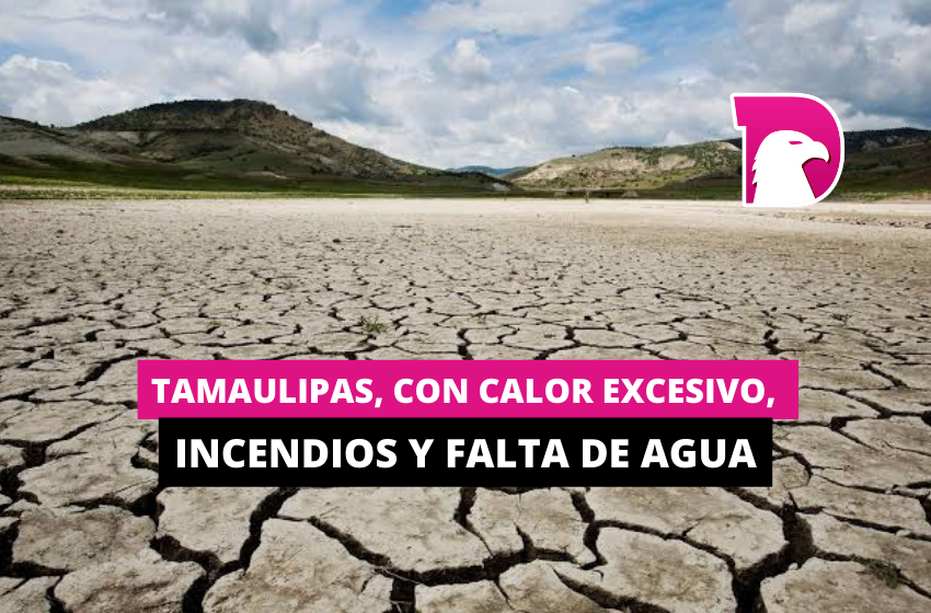  Tamaulipas, con calor excesivo, incendios y falta de agua
