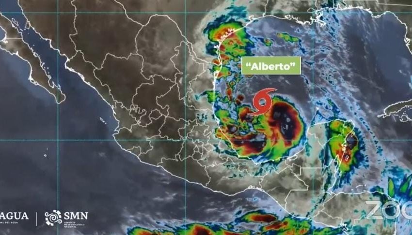  “Alberto” está a 240 km de Tamaulipas