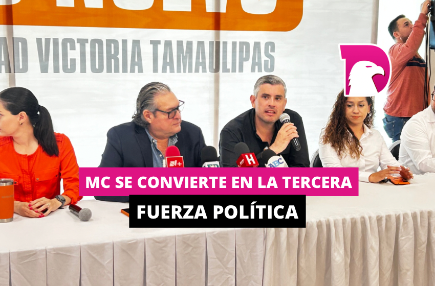  MC se convierte en la tercera fuerza política