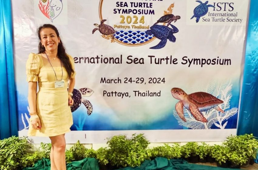  Investigadora de la UAT presenta en Tailandia estudio genético de las tortugas carey