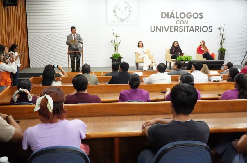  Inaugura rector de la UAT diálogos de universitarios con candidatas al Senado de la República