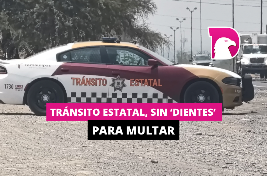  Tránsito estatal, sin ‘dientes’ para multar