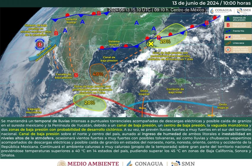  Vigilan posible ciclón en Golfo de México