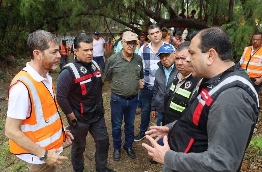  Encabeza alcalde supervisión de drenes del norponiente de la ciudad.