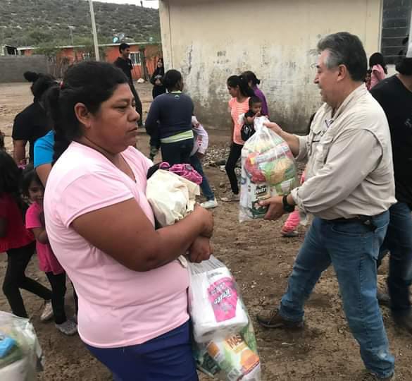  René Lara Lleva Apoyo a Familias Damnificadas de la Zona Rural en Tula