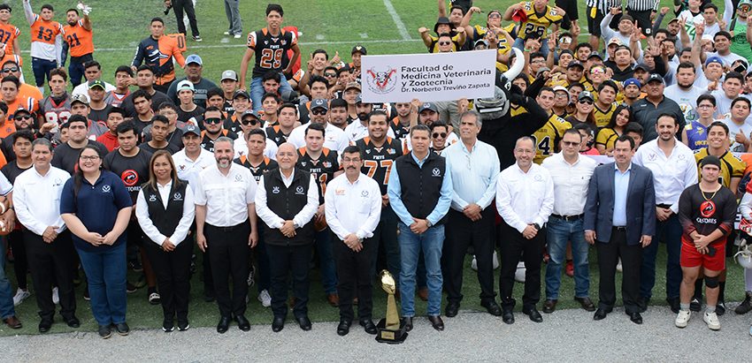  Inaugura Dámaso Anaya torneo de futbol americano de la UAT categoría intermedia