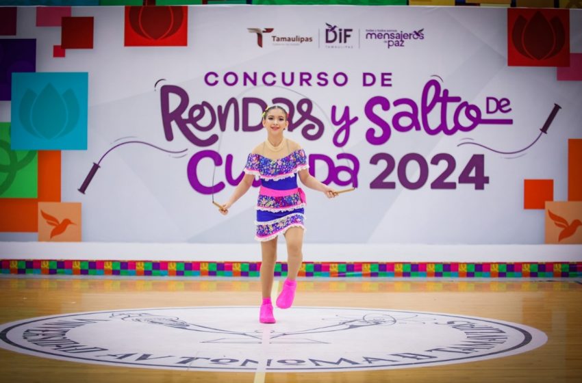  Participan 3,500 en concurso de rondas y salto de cuerda